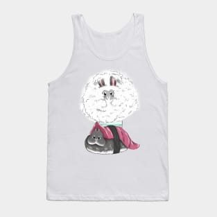 Cotton Candy and Tuna Rabbit Tank Top